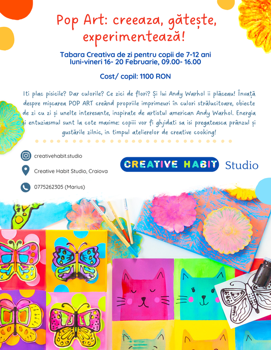 Pop Art: Creeaza, Gateste, Experimentează!