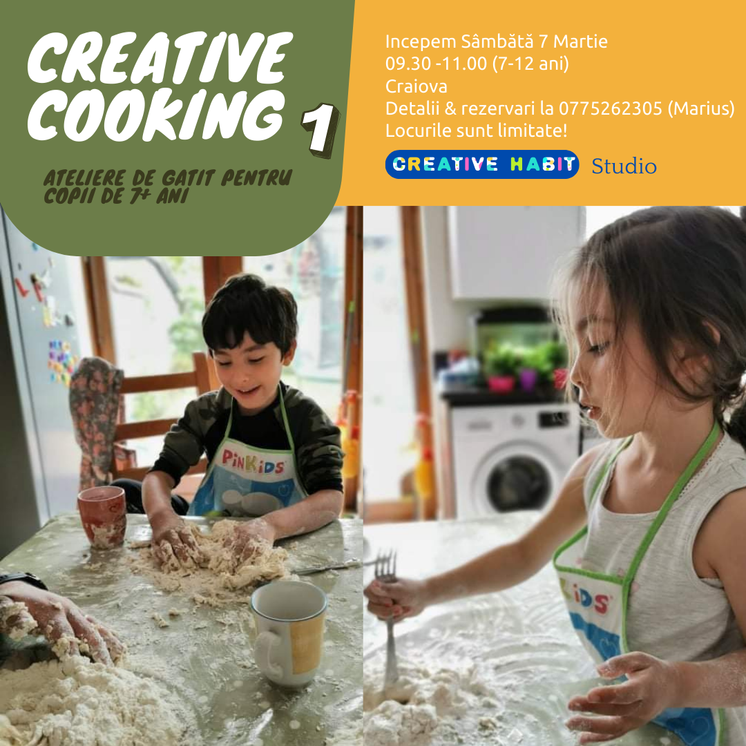Creative Cooking 1 pentru copiii de 7-12 ani
